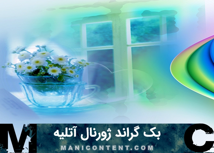 بک گراند تک برگ گل بابونه ژورنال آتلیه عروس داماد